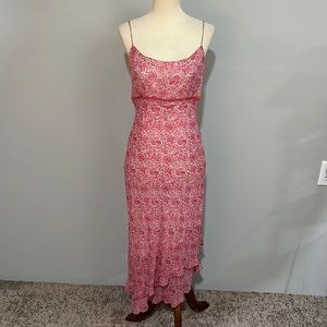 Maggy London embellished 100% silk dress women’s sz 4